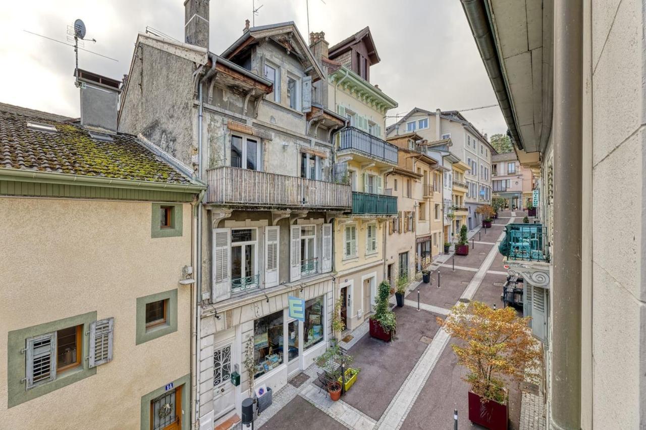 Appartement Hyper Centre Evian - Cote Theatre Ngoại thất bức ảnh